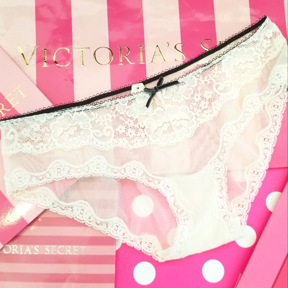 Victoria's Secret Vintage Dream Angels Lace Bikini Panty Low Rise NWT Sheer Mesh - Picture 5 of 14